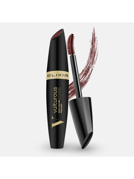 Elixir Vulturous Mascara 15ml #898 Καφέ