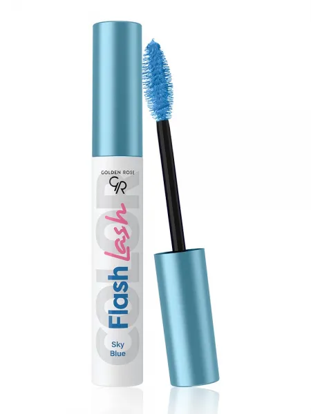 Golden Rose Flash Lash Colored Mascara 9ml #03 SKY BLUE