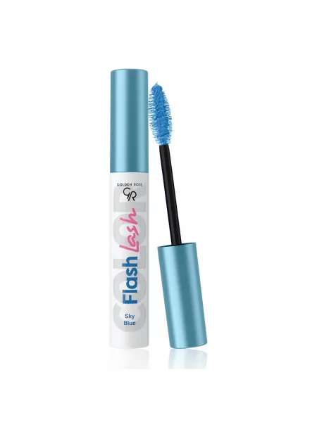 Golden Rose Flash Lash Colored Mascara 9ml #03 SKY BLUE