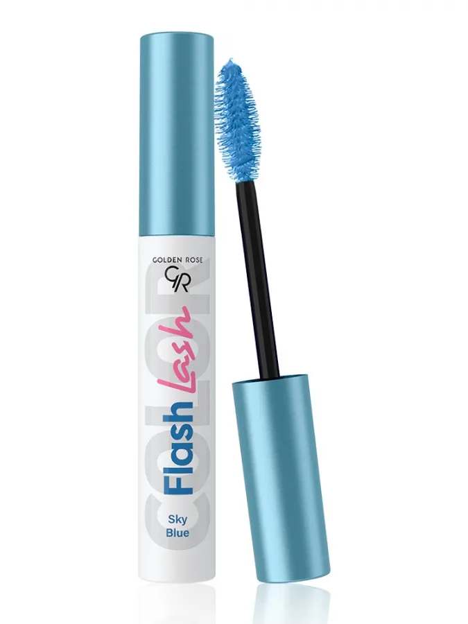Golden Rose Flash Lash Colored Mascara 9ml #03 SKY BLUE
