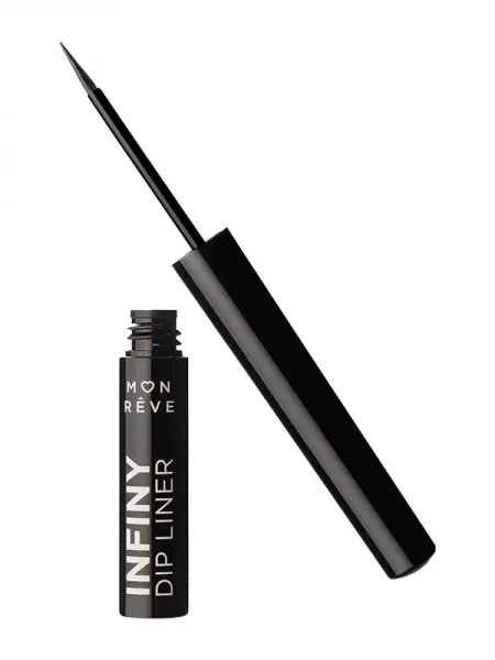 Mon Reve Infiny Dip Liner - Αδιάβροχο Υγρό Eyeliner Μεγάλης Διάρκειας 2ml #01 Black