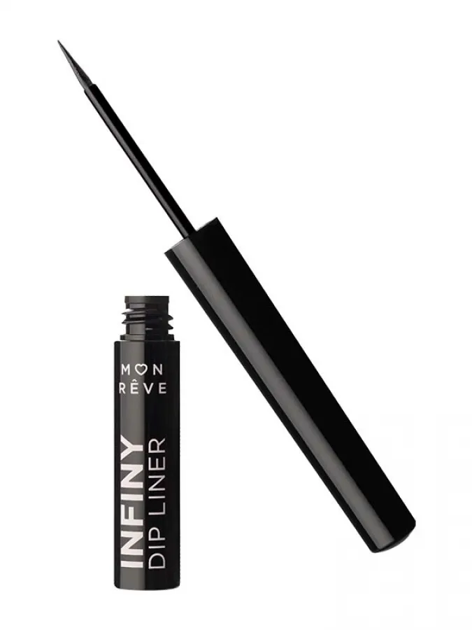 Mon Reve Infiny Dip Liner - Αδιάβροχο Υγρό Eyeliner Μεγάλης Διάρκειας 2ml #01 Black