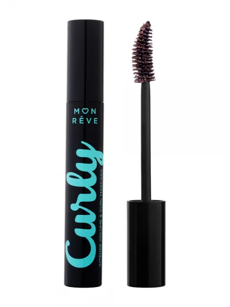 Mon Reve Curly Mascara - Μάσκαρα για Μήκος, Καμπύλη & Όγκο 12ml #02 Real Brown