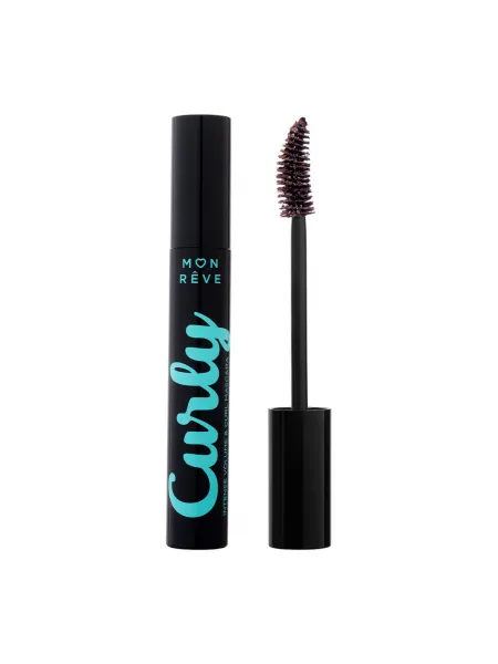 Mon Reve Curly Mascara - Μάσκαρα για Μήκος, Καμπύλη & Όγκο 12ml #02 Real Brown