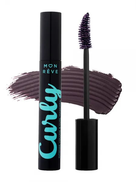 Mon Reve Curly Mascara - Μάσκαρα για Μήκος, Καμπύλη & Όγκο 12ml #03 Deep Plum