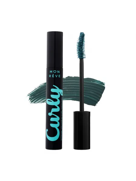 Mon Reve Curly Mascara - Μάσκαρα για Μήκος, Καμπύλη & Όγκο 12ml #04 Emerald