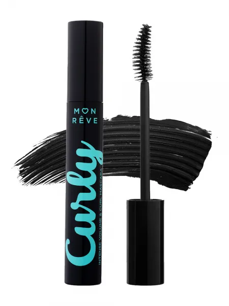 Mon Reve Curly Mascara - Μάσκαρα για Μήκος, Καμπύλη & Όγκο 12ml #01 Black