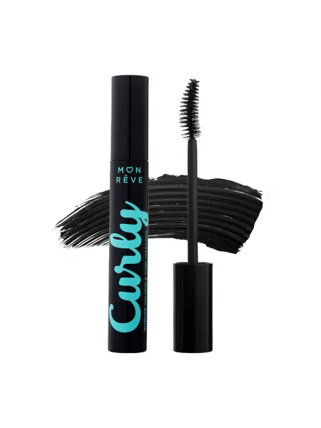 Mon Reve Curly Mascara - Μάσκαρα για Μήκος, Καμπύλη & Όγκο 12ml #01 Black