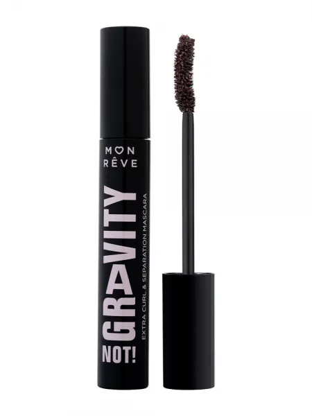 Mon Reve Gravity Not! Mascara - Μάσκαρα για Έντονο Όγκο & Διαχωρισμό 12ml #02 Real Brown