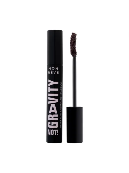 Mon Reve Gravity Not! Mascara - Μάσκαρα για Έντονο Όγκο & Διαχωρισμό 12ml #02 Real Brown