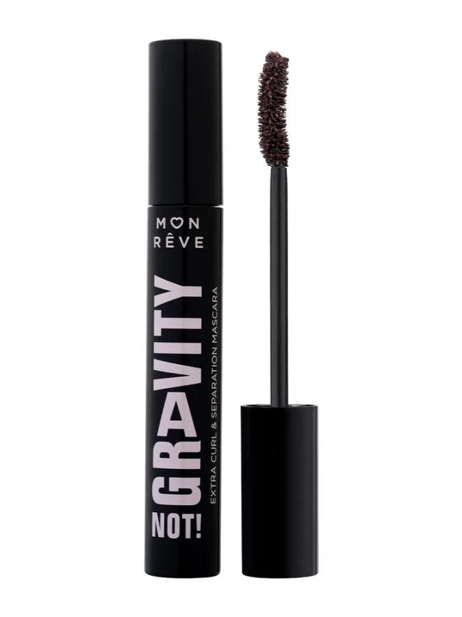 Mon Reve Gravity Not! Mascara - Μάσκαρα για Έντονο Όγκο & Διαχωρισμό 12ml #02 Real Brown