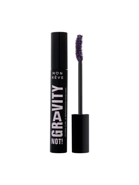 Mon Reve Gravity Not! Mascara - Μάσκαρα για Έντονο Όγκο & Διαχωρισμό 12ml #03 Deep Plum