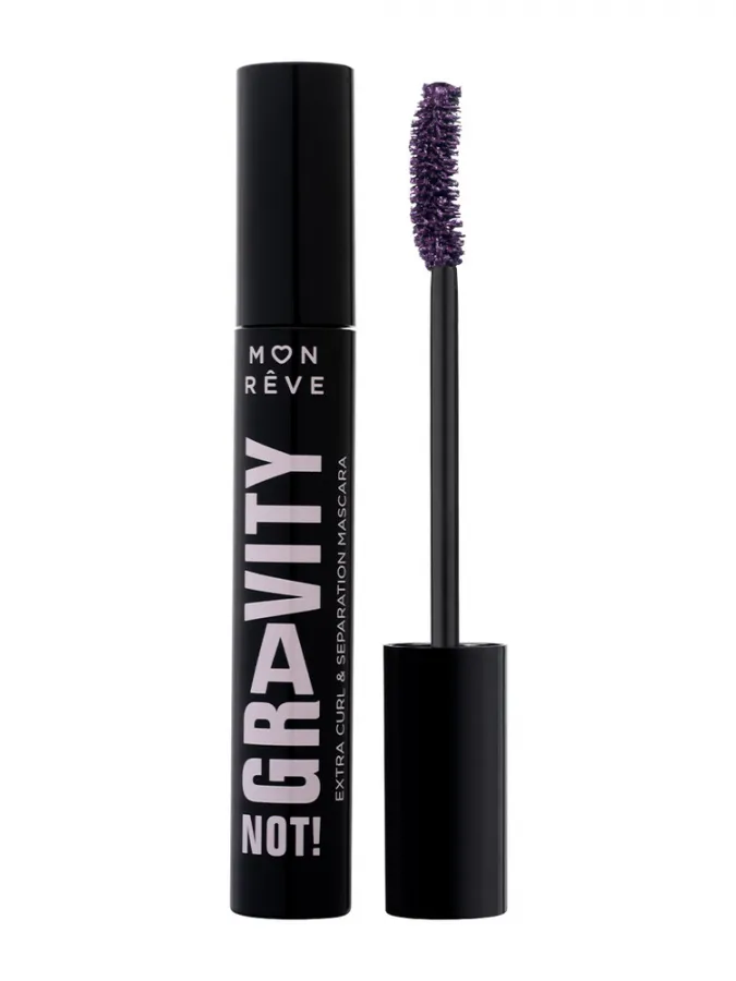 Mon Reve Gravity Not! Mascara - Μάσκαρα για Έντονο Όγκο & Διαχωρισμό 12ml #03 Deep Plum
