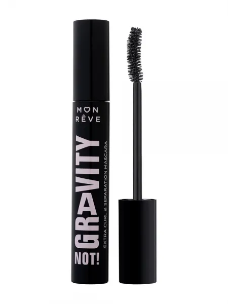 Mon Reve Gravity Not! Mascara - Μάσκαρα για Έντονο Όγκο & Διαχωρισμό 12ml #01 Black