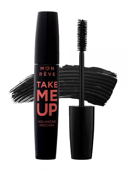 Mon Reve Take Me Up Mascara - Μάσκαρα για Όγκο & Μήκος 11ml #01 Black