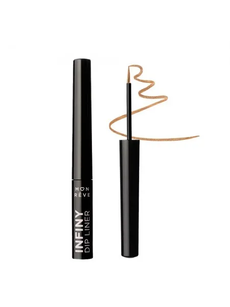 Mon Reve Infiny Dip Liner - Αδιάβροχο Υγρό Eyeliner Μεγάλης Διάρκειας 2ml #05 Crushed Bronze