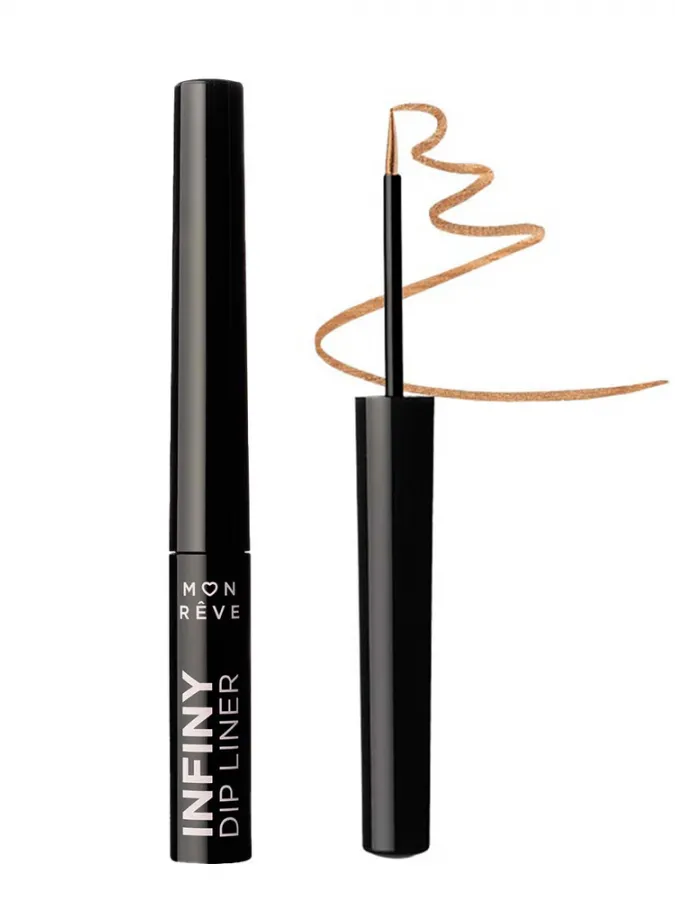 Mon Reve Infiny Dip Liner - Αδιάβροχο Υγρό Eyeliner Μεγάλης Διάρκειας 2ml #05 Crushed Bronze