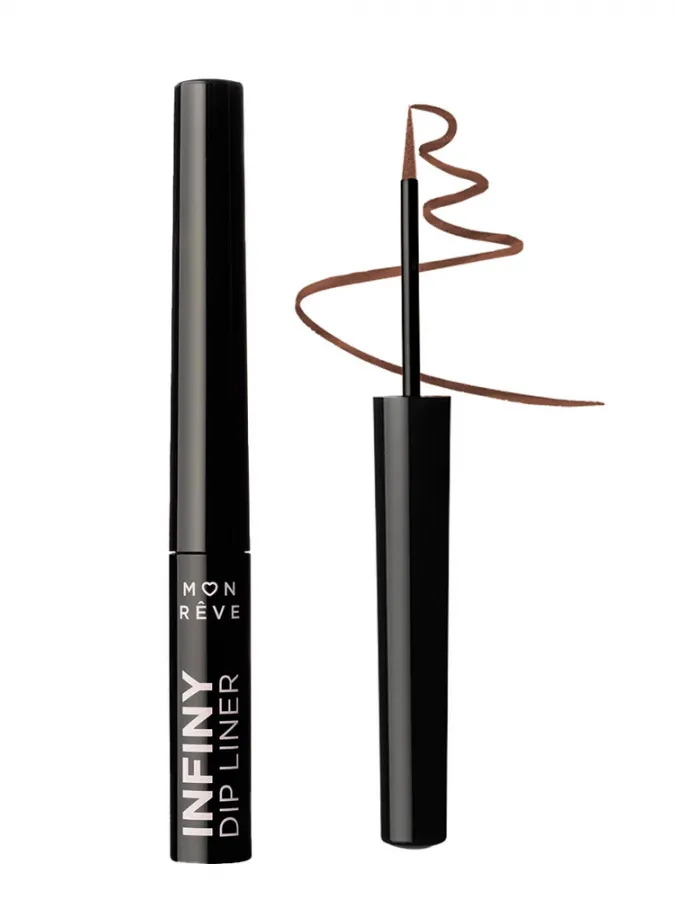 Mon Reve Infiny Dip Liner - Αδιάβροχο Υγρό Eyeliner Μεγάλης Διάρκειας 2ml #14 Real Brown