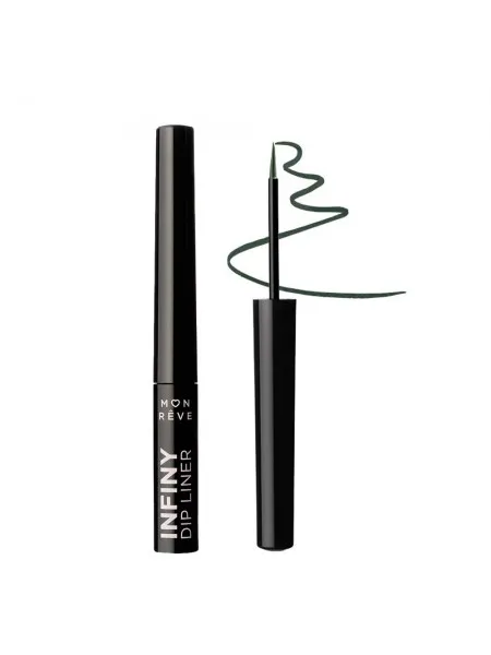 Mon Reve Infiny Dip Liner - Αδιάβροχο Υγρό Eyeliner Μεγάλης Διάρκειας 2ml #04 Forest Green