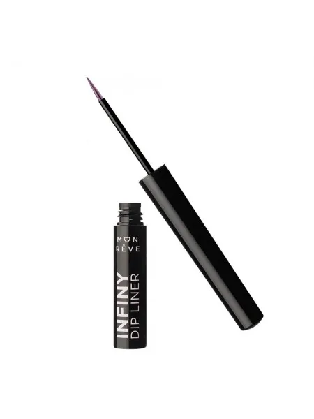 Mon Reve Infiny Dip Liner - Αδιάβροχο Υγρό Eyeliner Μεγάλης Διάρκειας 2ml #03 Funky Eggplant