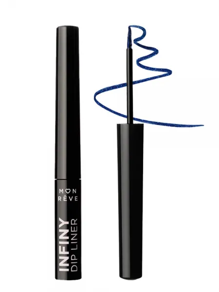Mon Reve Infiny Dip Liner - Αδιάβροχο Υγρό Eyeliner Μεγάλης Διάρκειας 2ml #02 Midnight Blue
