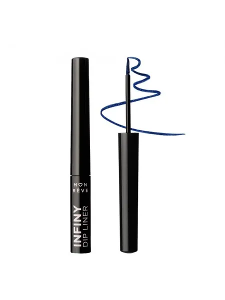 Mon Reve Infiny Dip Liner - Αδιάβροχο Υγρό Eyeliner Μεγάλης Διάρκειας 2ml #02 Midnight Blue