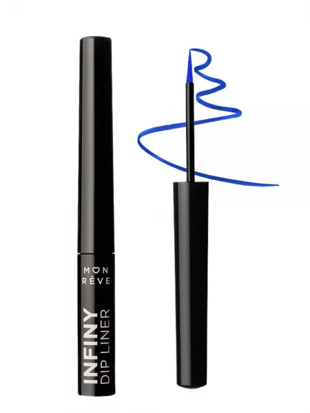 Mon Reve Infiny Dip Liner - Αδιάβροχο Υγρό Eyeliner Μεγάλης Διάρκειας 2ml #08 Sophie's Blue