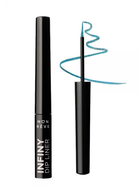Mon Reve Infiny Dip Liner - Αδιάβροχο Υγρό Eyeliner Μεγάλης Διάρκειας 2ml #09 Turquoise