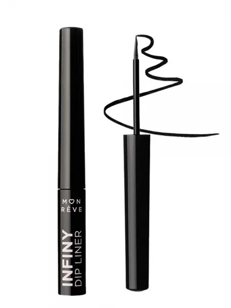 Mon Reve Infiny Dip Liner - Αδιάβροχο Υγρό Eyeliner Μεγάλης Διάρκειας 2ml #01 Black