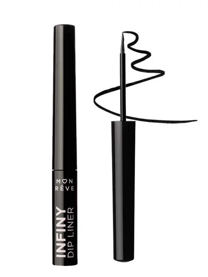 Mon Reve Infiny Dip Liner - Αδιάβροχο Υγρό Eyeliner Μεγάλης Διάρκειας 2ml #01 Black