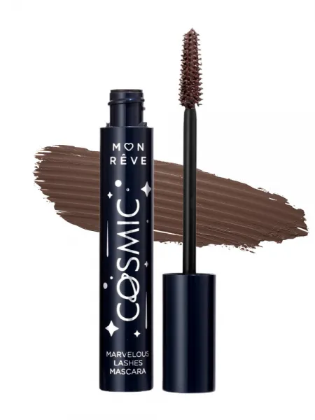 Mon Reve Cosmic Mascara - Μάσκαρα για Πολυδιάστατο Όγκο & Μήκος 12ml #02 Real Brown