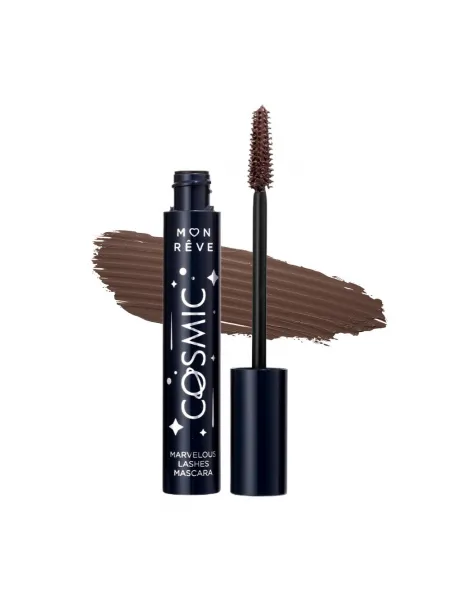 Mon Reve Cosmic Mascara - Μάσκαρα για Πολυδιάστατο Όγκο & Μήκος 12ml #02 Real Brown