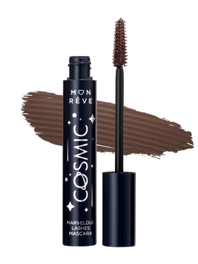 Mon Reve Cosmic Mascara - Μάσκαρα για Πολυδιάστατο Όγκο & Μήκος 12ml #02 Real Brown