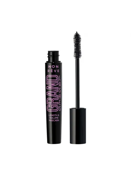 Mon Reve Grand Lashes Mascara - Μάσκαρα για Μήκος & Όγκο 12ml #01 Black