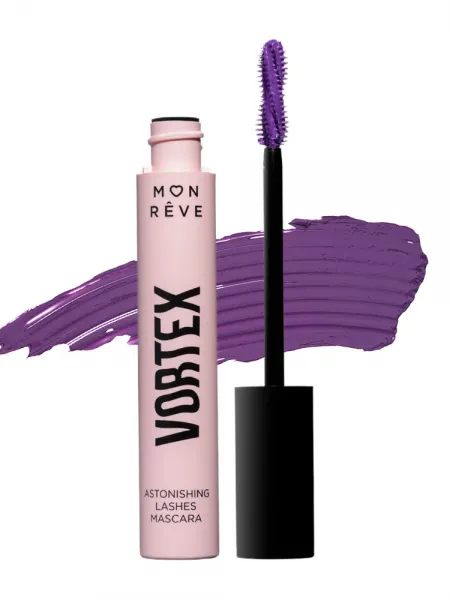 Mon Reve Vortex Mascara - Μάσκαρα για Έντονο Όγκο & Απόλυτο Διαχωρισμό 12ml #04 Violet