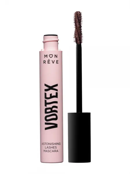 Mon Reve Vortex Mascara - Μάσκαρα για Έντονο Όγκο & Απόλυτο Διαχωρισμό 12ml #02 Real Brown