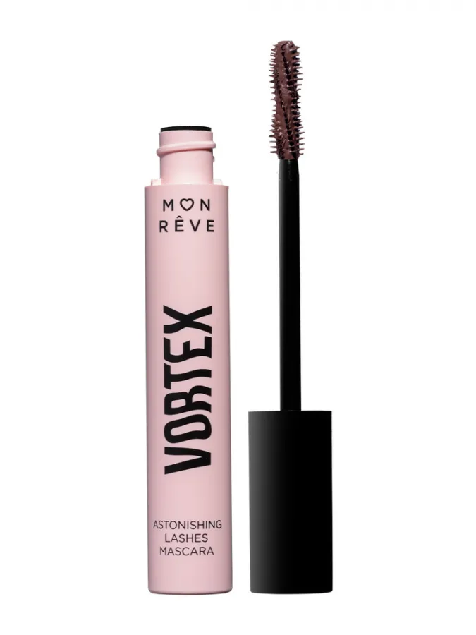 Mon Reve Vortex Mascara - Μάσκαρα για Έντονο Όγκο & Απόλυτο Διαχωρισμό 12ml #02 Real Brown
