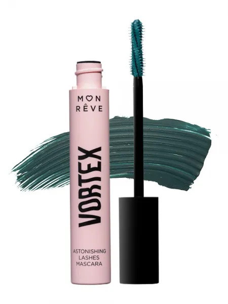 Mon Reve Vortex Mascara - Μάσκαρα για Έντονο Όγκο & Απόλυτο Διαχωρισμό 12ml #05 Emerald