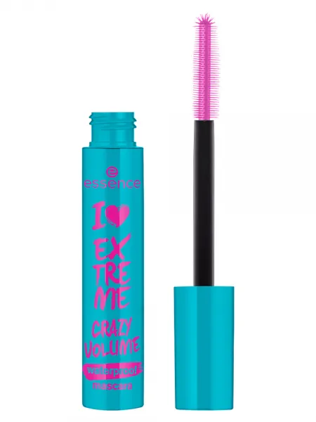 Essence I Love Extreme CRAZY Volume Waterproof Mascara για Όγκο 12ml #Black