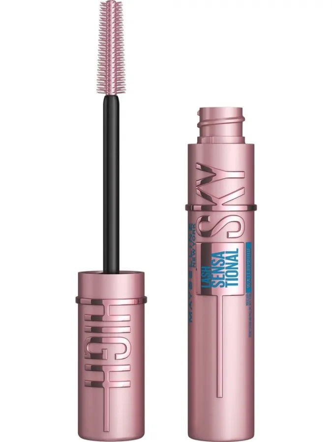 Maybelline Lash Sensational Sky High Waterproof - Αδιάβροχη Μάσκαρα για Μήκος & Όγκο – Very Black