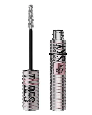 Maybelline Lash Sensational Sky Tubes Tubing Μάσκαρα για Μήκος 24H – Very Black