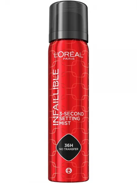 L'Oréal Paris Infaillible 3-Second Setting Mist - Σπρέι Σταθεροποίησης Μακιγιάζ 36H 75ml
