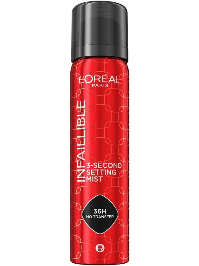 L'Oréal Paris Infaillible 3-Second Setting Mist - Σπρέι Σταθεροποίησης Μακιγιάζ 36H 75ml