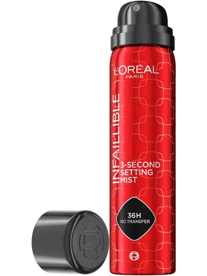 L'Oréal Paris Infaillible 3-Second Setting Mist - Σπρέι Σταθεροποίησης Μακιγιάζ 36H 75ml
