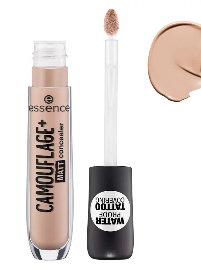 Essence Camouflage + Matt Liquid Concealer 5ml #20 Light Ivory Essence Camouflage + Matt Liquid Concealer 5ml #20 Light Ivory