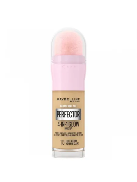 Maybelline Instant Anti Age Perfector 4-in-1 Glow Makeup 20ml – #1.5 (Light Medium)