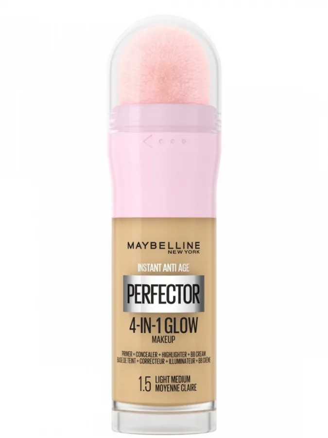 Maybelline Instant Anti Age Perfector 4-in-1 Glow Makeup 20ml – #1.5 (Light Medium)