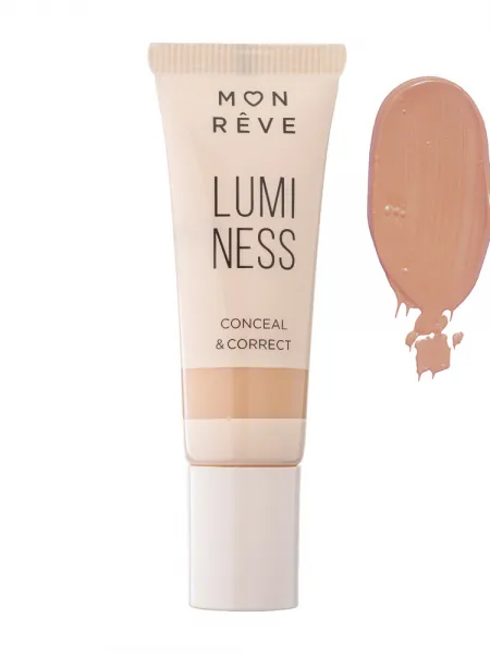 Mon Reve Luminess Concealer 10ml - Τέλεια Κάλυψη & Φωτεινό Βλέμμα #104