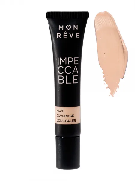 Mon Reve Impeccable Concealer 8ml - Υψηλή Κάλυψη Χωρίς Ατέλειες #102