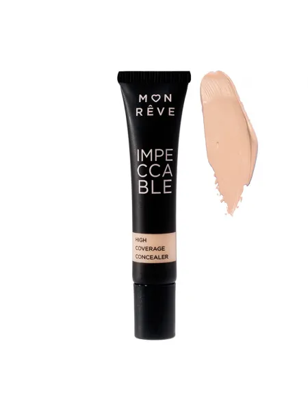 Mon Reve Impeccable Concealer 8ml - Υψηλή Κάλυψη Χωρίς Ατέλειες #102